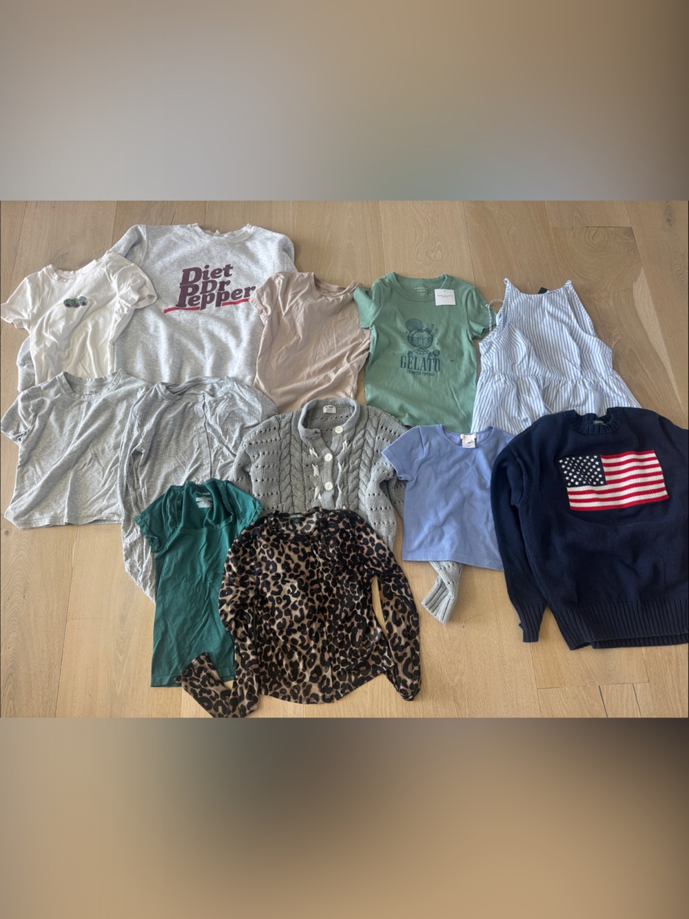 Mixed women’s Tops size xxs Bundle - Green, Gray, Navy, Beige,
